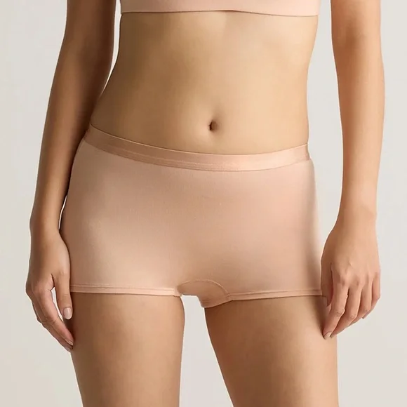 NEW Quince Micromodal Brief & Boyshort 6 Pack Warm Sand Sz S - Picture 3 of 7